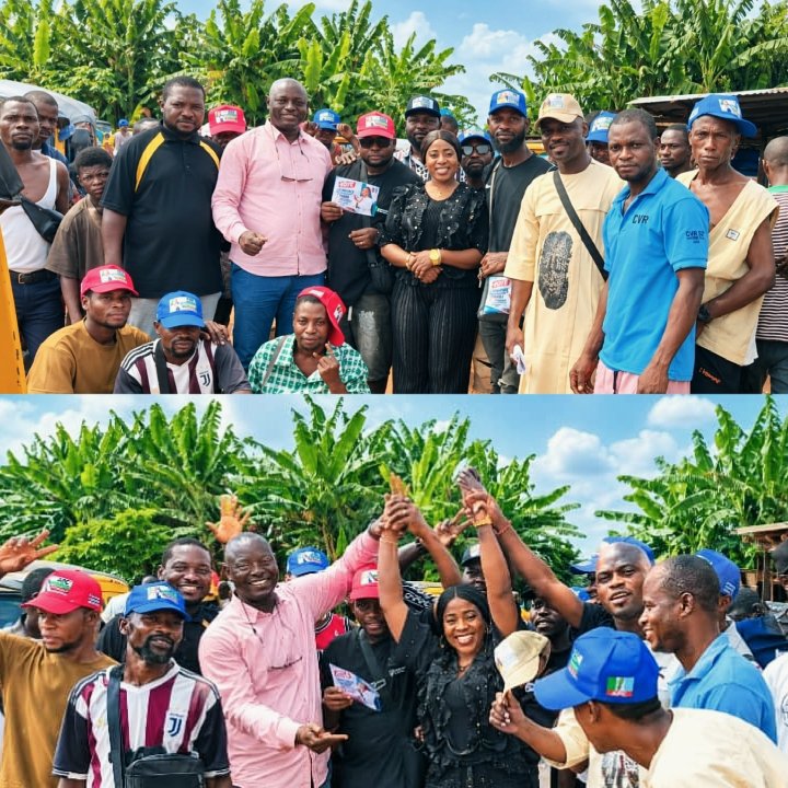 iyamu_o's tweet photo. OGIDA KEKE PARK ERUPTS AS HON. JENNIFER OSARUMWENSE IYAMU VISITS

Hon Jennifer Osarumwense Iyamu today visited Ogida Market Keke Park in Egor Local Government as part of her grassroots tour.

VOTE JOI
VOTE APC
©️ HON. JENNIFER MEDIA TEAM https://t.co/B0YC94mGA1