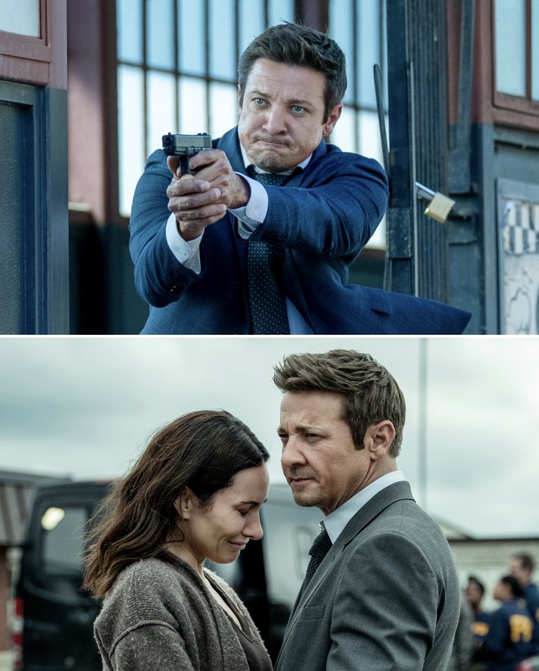 Variety's tweet photo. FIRST LOOK: Jeremy Renner returns in "Mayor of Kingstown" Season 5.

The final season of the Paramount+ crime series premieres Friday, January 15.

https://t.co/O42XTkdU6P https://t.co/E1sUHMA1EV