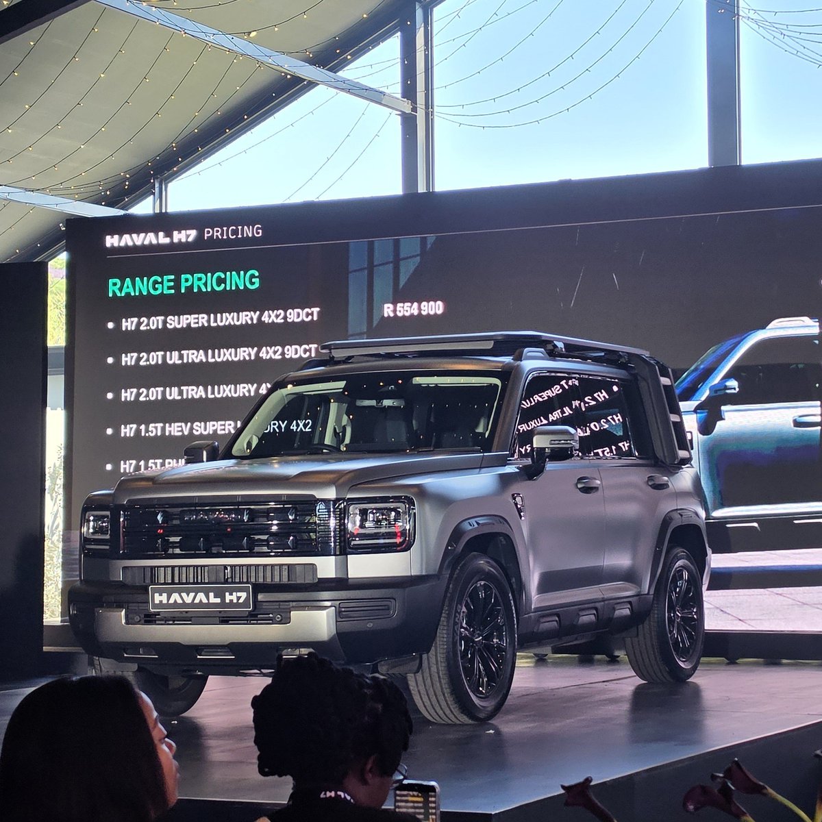 PapiMabele's tweet photo. GWM South Africa just confirmed pricing for the new Haval H7. 

It starts at a crazy R554 900 😳🙌 https://t.co/34A4S59fPs