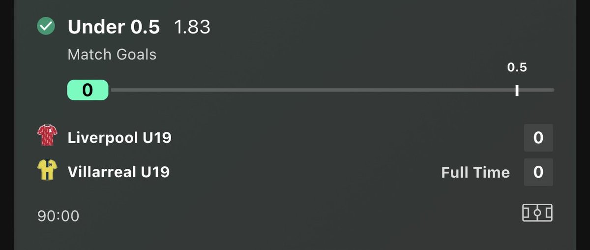 ElevateInplay's tweet photo. Winner here! ✅

🔹 Perfect read again! Goal was never coming, bookies had the price all wrong. https://t.co/iDq2WNz9Mp