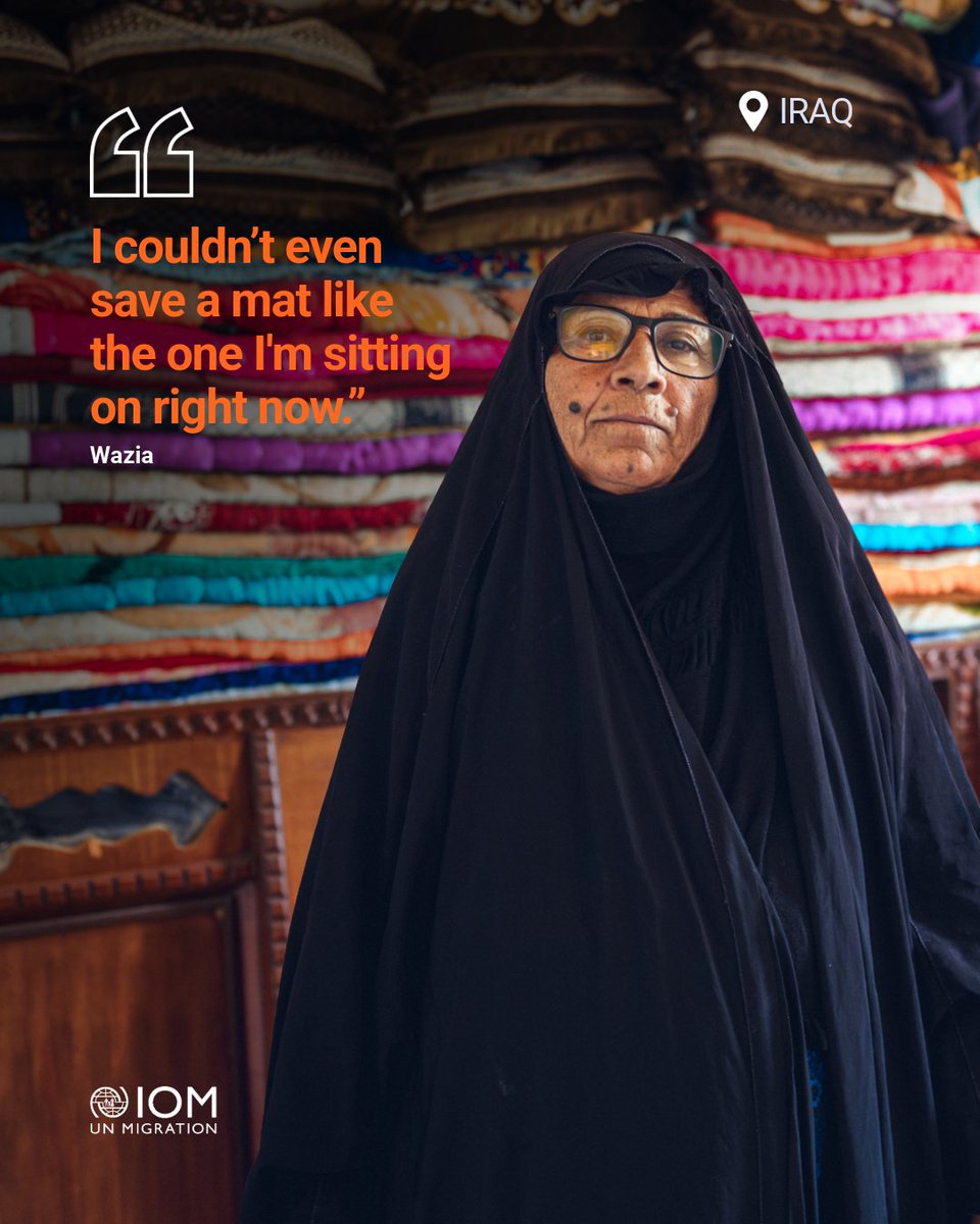 UNmigration's tweet photo. In Iraq’s Amriyat Al-Fallujah, years of conflict and displacement forced families from their homes and left entire communities struggling to recover.  

For many, returning home was only the first step. https://t.co/YBffQvnUbn