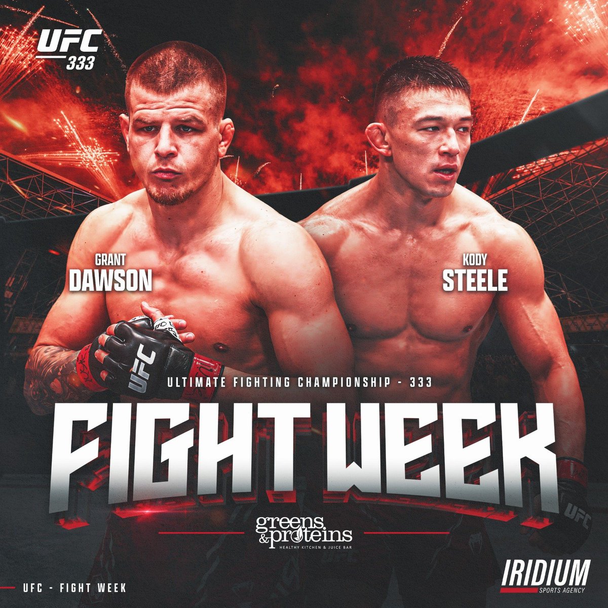 TeamIridiumISA's tweet photo. 🚨 It's #UFC333 Fight Week, and this hard-hitting #TeamIridium duo is ready to do 𝗗𝗔𝗠𝗔𝗚𝗘 in the @ufc's Octagon 👊🏽💥 #TheDarkside https://t.co/3bM2WQF4Ku