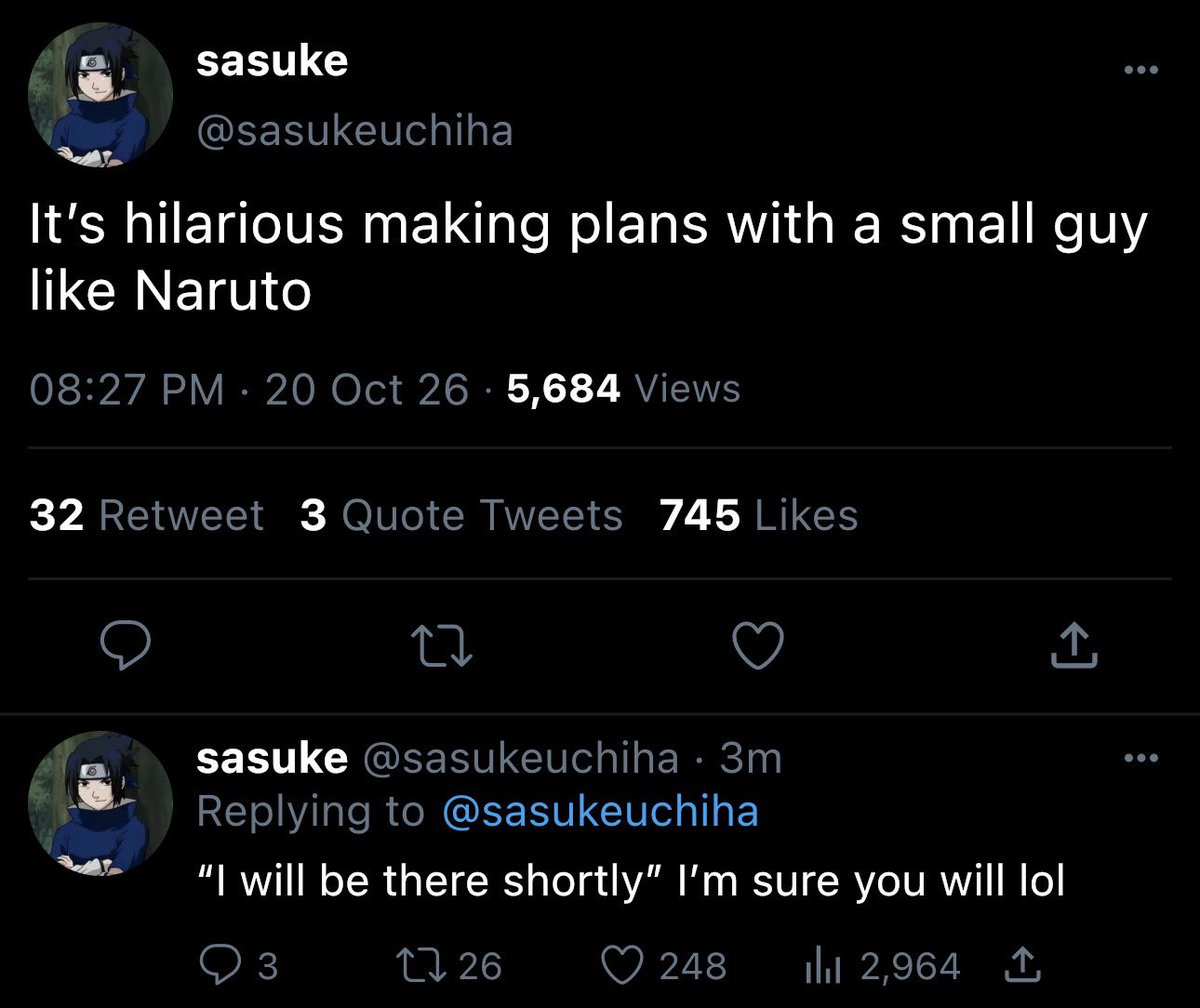 himetwilight's tweet photo. #sasunaru genin sasuke being a little menace to his short bf naruto is so funny to me https://t.co/4xaSRUUhKf