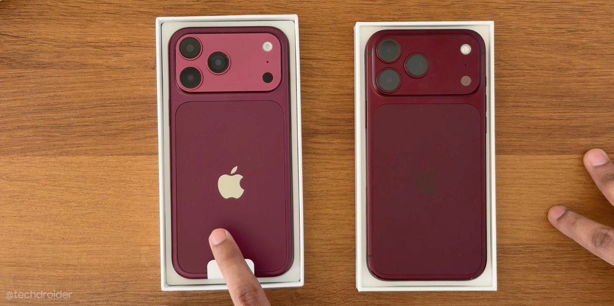 techdroider's tweet photo. FAKE vs REAL iPhone https://t.co/wSPzC71Omq