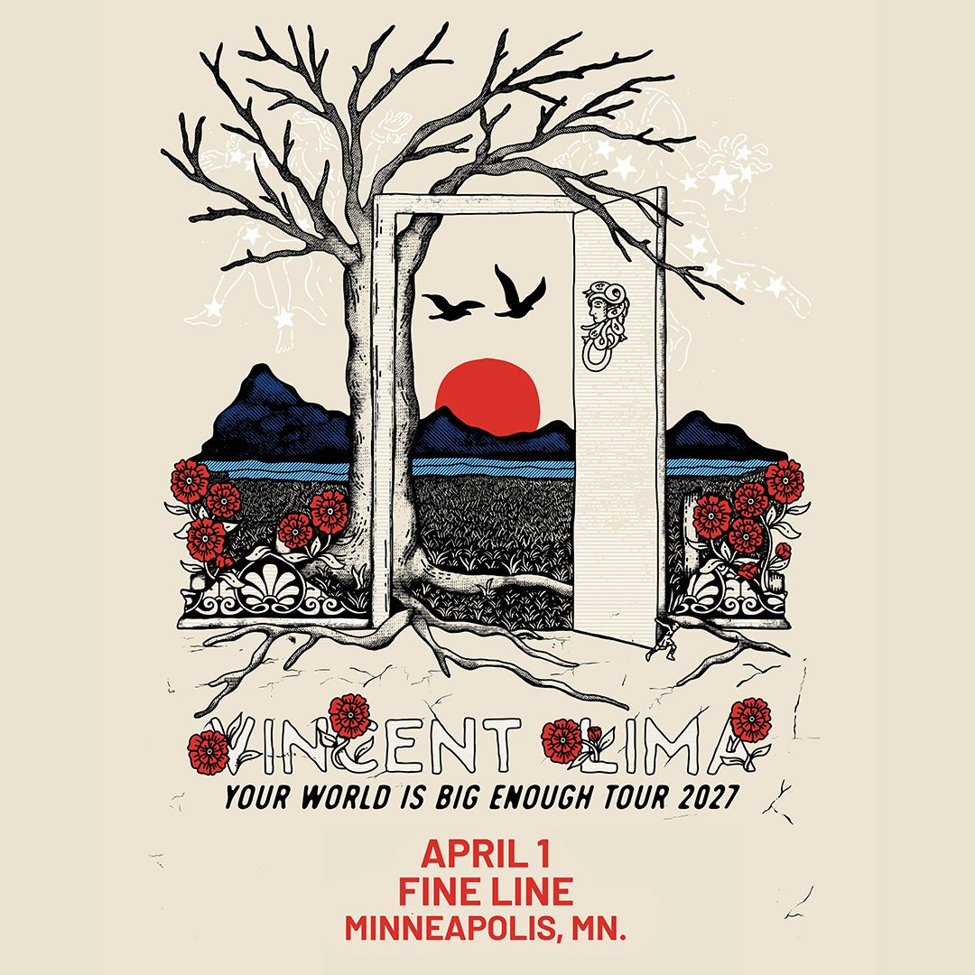 FineLineMPLS's tweet photo. Just Announced: Vincent Lima at the Fine Line on April 1.

Tickets on sale Friday →  https://t.co/LNUI9Gsah5 https://t.co/OiPcXgEv5W