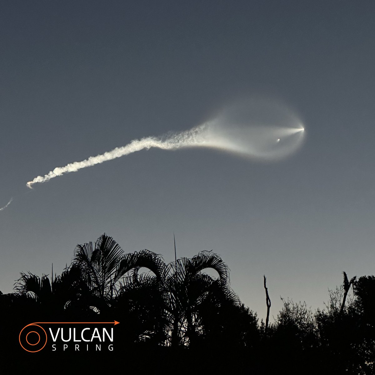VulcanSpring's tweet photo. From Cape Canaveral to orbit. Another incredible morning on the Space Coast.

At Vulcan Spring, we’re proud to support the motion behind innovation—from the highways we travel to the missions that take us beyond Earth.

#VulcanSpring #SpaceExploration #Engineering https://t.co/fs63fqTUJr