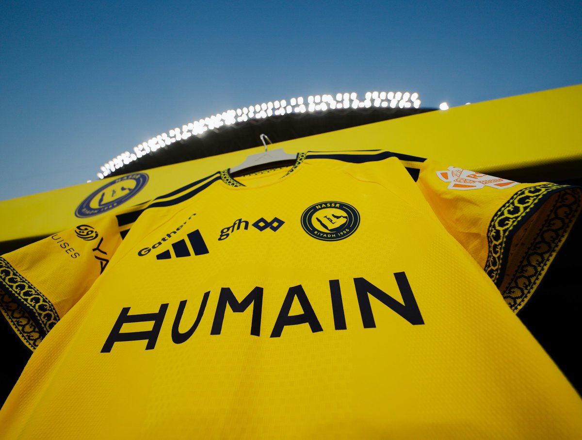 AlNassrFC's tweet photo. قمصـان فرسـان نجــد .. قبل لقـاء الليلة 💛
#النصر_نيوم https://t.co/TUXO6bqhNd