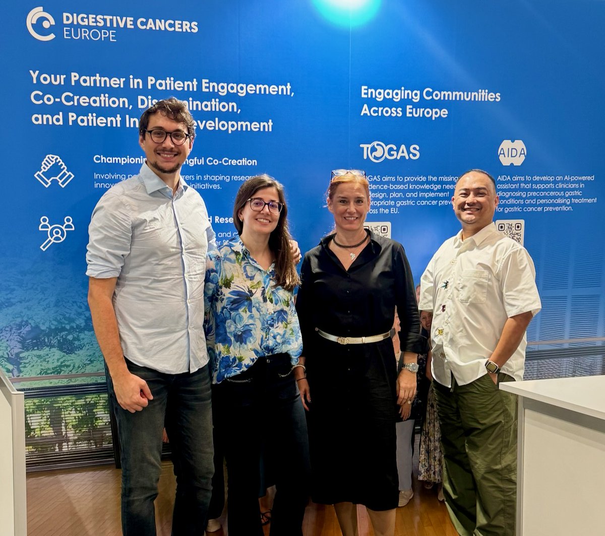 dice_europe's tweet photo. Four days of discussions, research and collaboration at #UEGWeek2026 in Barcelona!
For DiCE, this year's event was an opportunity to bring the experiences and needs of people affected by digestive cancers into conversations on prevention, early detection, screening and research. https://t.co/hqSJfNRk4H
