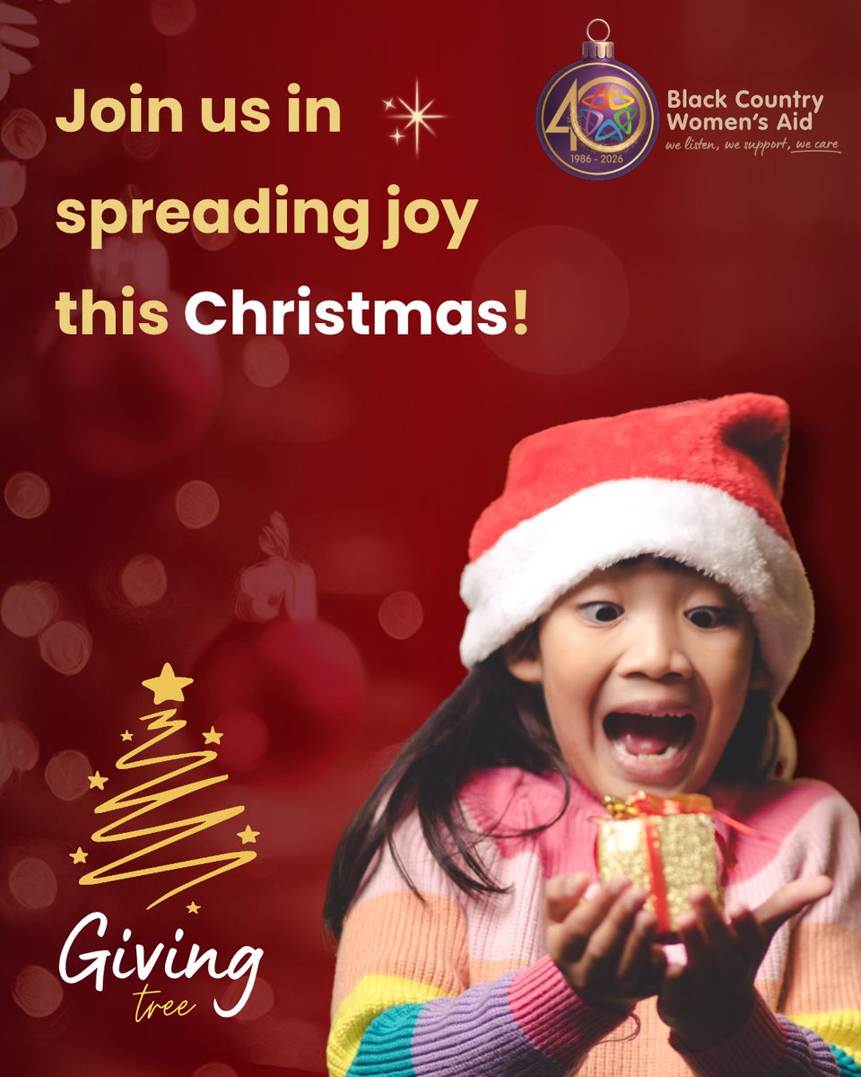 BCWomensAid's tweet photo. For many women and children in refuge, this will be their first Christmas free from abuse.

Help us make it a little brighter through our Giving Tree Appeal🎄

Request tags: https://t.co/2kA4Rg2L1Y

🏷️ Tag requests close 17 Nov 🎁 Gifts due 1 Dec https://t.co/Zqbn528NLK