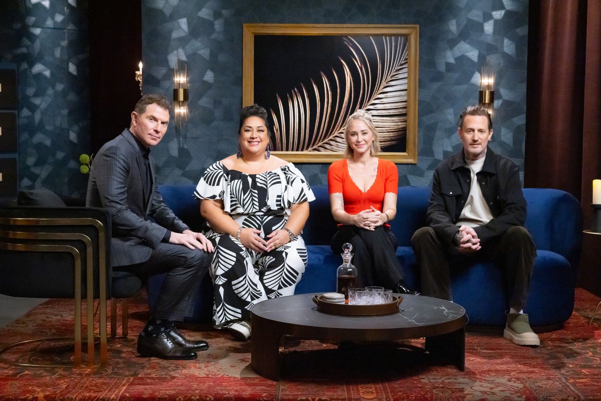 FoodNetwork's tweet photo. Can Sara Bradley's Jewish, Southern and Appalachian-inspired cooking take down the Titans? 👀🔥 Melissa Clark will be the judge!

Don't miss a NEW episode of #BobbysTripleThreat with @bflay TONIGHT at 8|7c. https://t.co/kP4WnZbloT