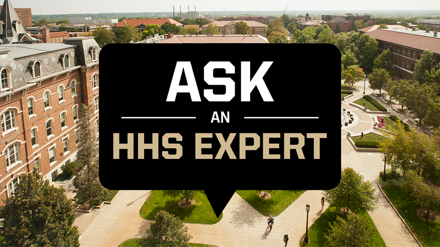PurdueToday's tweet photo. Why do your ears ring after a concert? What can you expect when getting an MRI? @PurdueHHS experts answer everyday health questions in the Ask an Expert video series. Watch: https://t.co/G13YvFwZl7 https://t.co/ww6m4GRfEC
