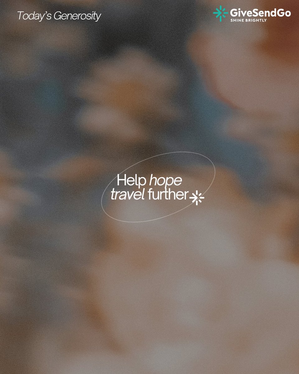 GiveSendGo's tweet photo. A fundraiser may reach someone new because you shared it. Choose a GiveSendGo campaign that matters to you and tell people why. https://t.co/YHvnvZYWKz