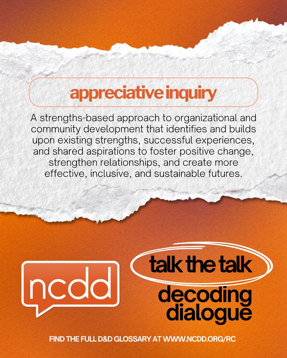 ncdd's tweet photo. Words matter. 📚 Explore the NCDD Glossary to learn key terms in public engagement, conflict resolution, deliberative democracy, and community problem-solving.

🔗 https://t.co/tX1jIfR5Jv

#NCDD #DecodingDialogue https://t.co/Mg0ZuJcYx1