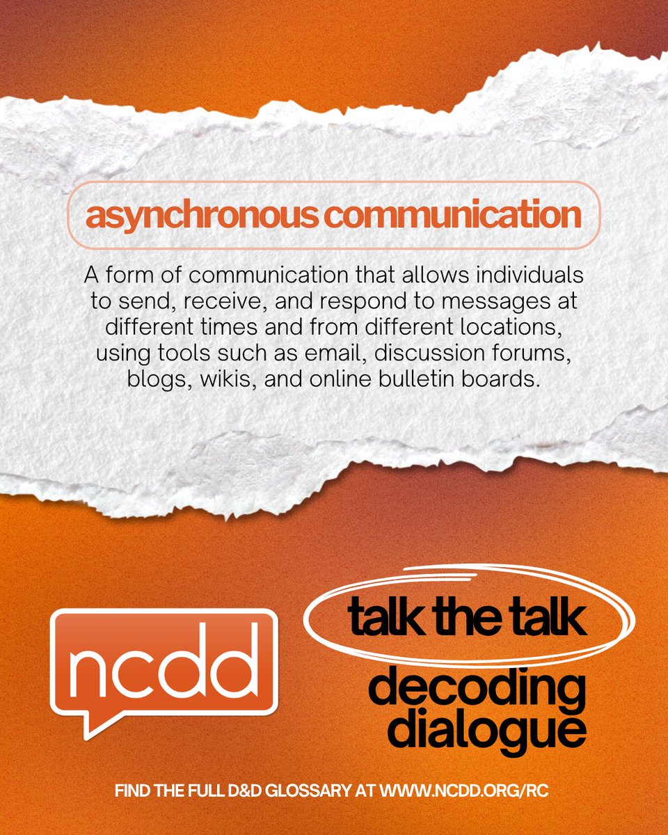 ncdd's tweet photo. Words matter. 📚 Explore the NCDD Glossary to learn key terms in public engagement, conflict resolution, deliberative democracy, and community problem-solving.

🔗 https://t.co/tX1jIfR5Jv

#NCDD #DecodingDialogue https://t.co/Mg0ZuJcYx1