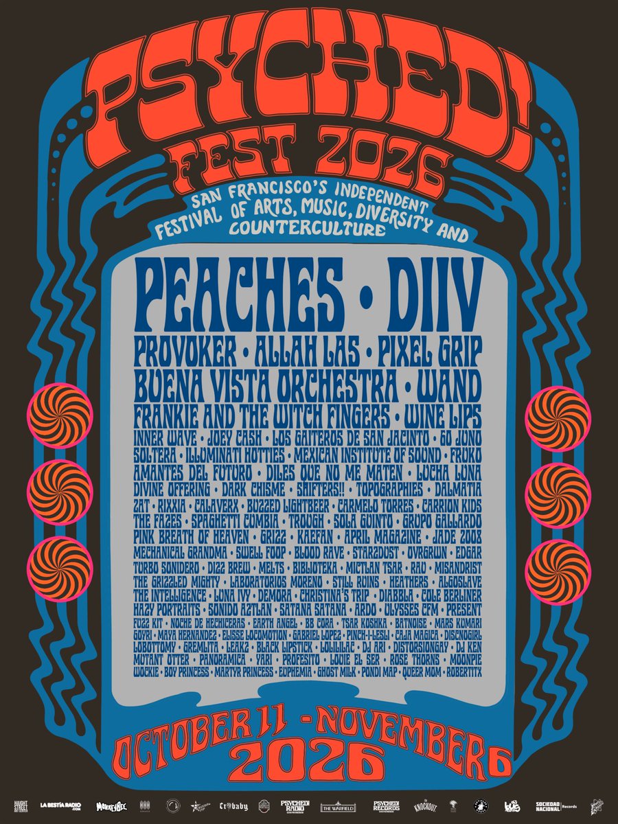 2ATcore's tweet photo. Nunca me imaginé estar en un cartel con DIIV o Peaches en otra parte del mundo, que viva el roc. https://t.co/6cOJlxlMKw