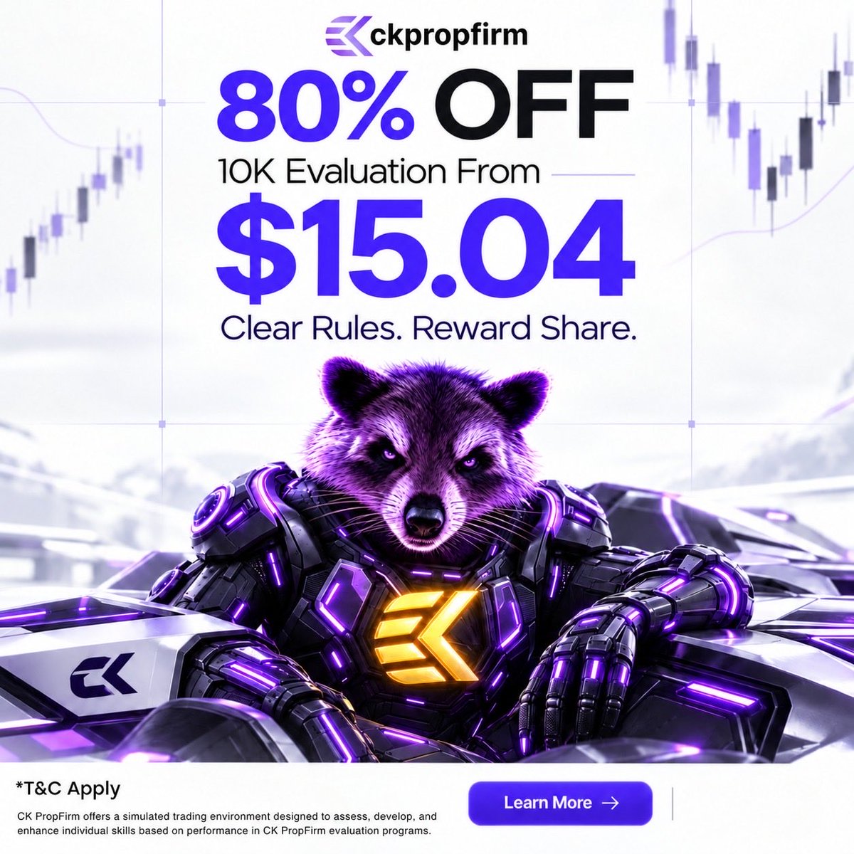 CkBehindThePips's tweet photo. A little extra motivation for your next step.

CK Prop Firm’s flash promo offers 80% off—just use the code OCT80.

This is your moment!

Take a look at the offer and account details: https://t.co/FpewDGqqyi https://t.co/YMyFYTGuHl