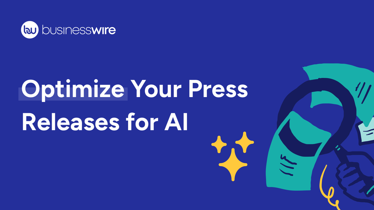 BusinessWire's tweet photo. Use Business Wire’s GEO + AEO Best Practices Checklist to make sure AI sees and cites your news. https://t.co/sJx6Up5Ac4
#AIinPR #AEO #GEO #AI #PRStrategy https://t.co/KYrW2bAVLM