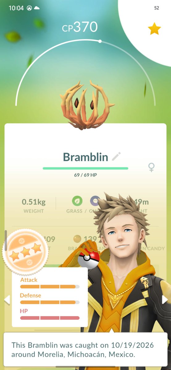 Shinygrubin's tweet photo. The closest I got to a hundo :0 https://t.co/cvoRB7PnAQ