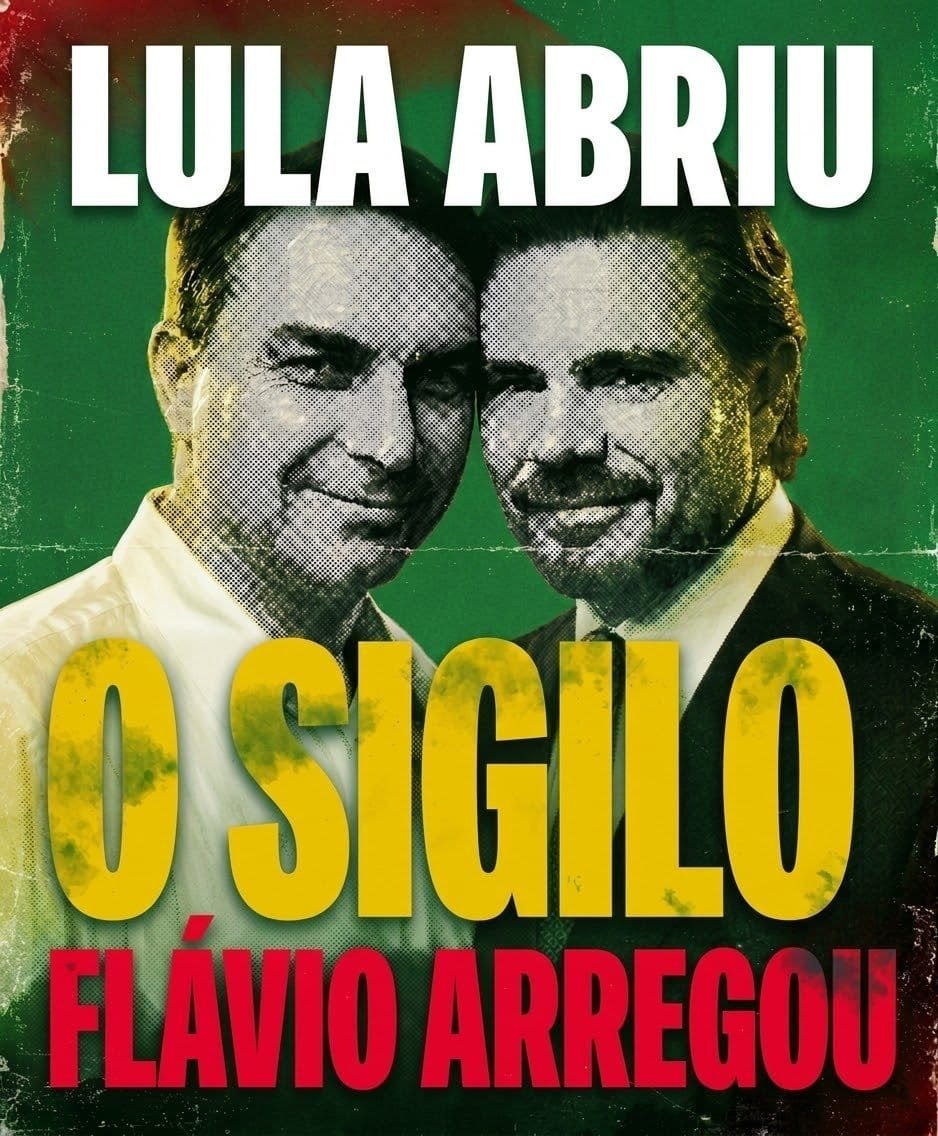 pastelepacoca's tweet photo. #LulaAbriuSigiloFlavioArregou https://t.co/MJM1w3kCj3