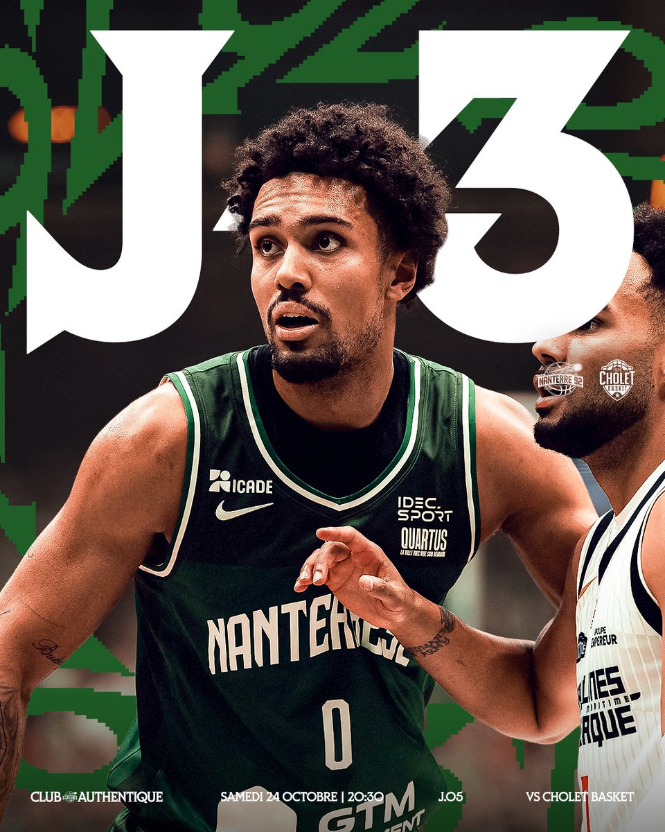 Nanterre92's tweet photo. Retour à Maurice Thorez ce samedi pour la réception de Cholet !

🎟️ Vos places ici : 
https://t.co/OcZVYGJilW https://t.co/3BUeYk1s09