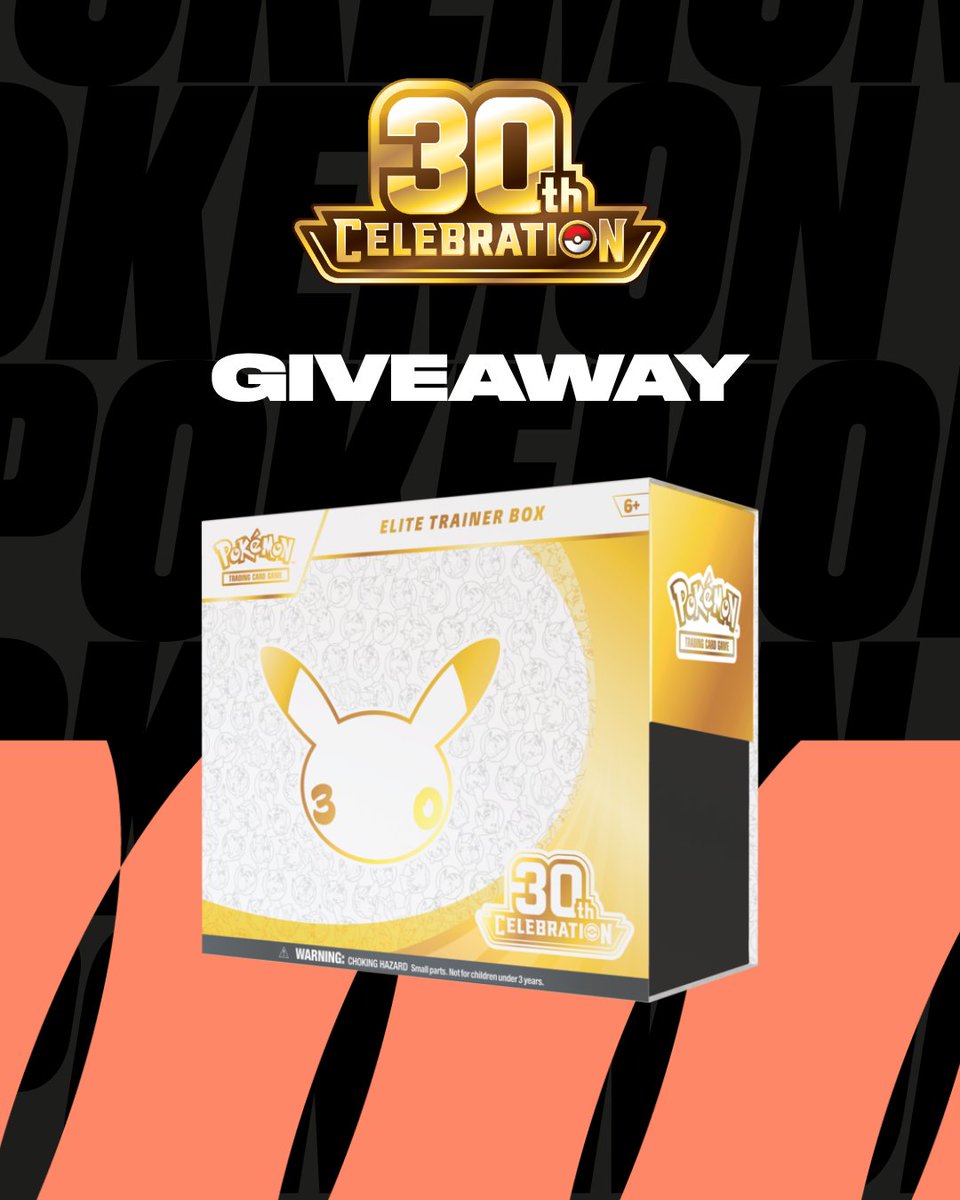 Chaos_Cards's tweet photo. 30th Celebration ETB GIVEAWAY

It's spooky season, so this week we're giving away a treat (not a trick!) 🎃 One lucky winner will get their hands on a Pokémon 30th Celebration Elite Trainer Box!

To enter:

Follow @ChaosCards
Repost and like this post
Reply with your favourite Ghost-type Pokémon and why!
Entries close at midnight on Wednesday 21st October (11:59pm). Winner picked at random and announced on Thursday morning, 22nd October.

This is our only giveaway – any other "Chaos Cards" draw is fake. We'll never DM asking for card details.

T&Cs in the reply below. UK, 18+.