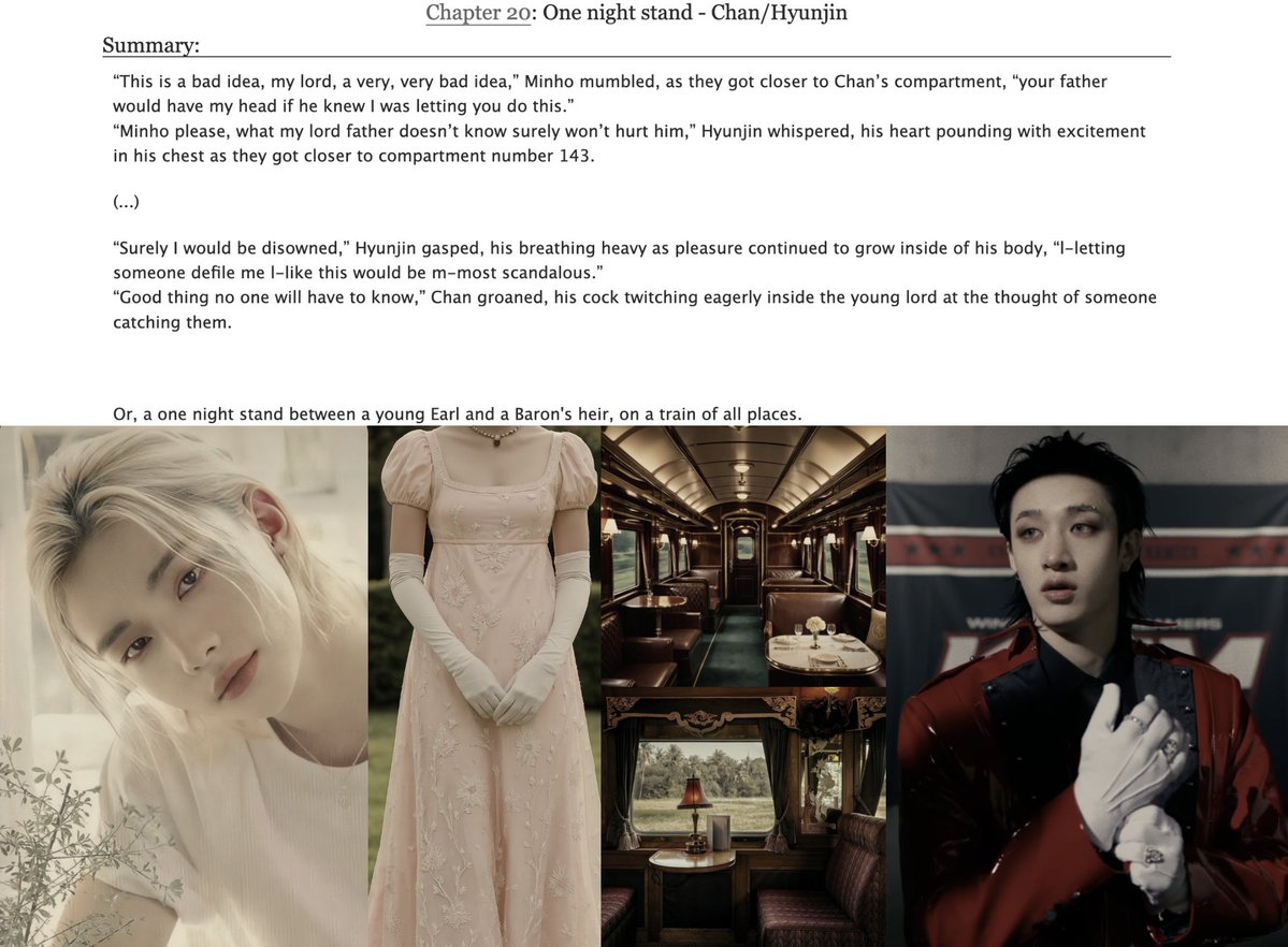 hyvnchnn_'s tweet photo. Kinktober 2026                     
Day 20: One night stand   

♡ 🐺🥟             
♡ Historical AU      
♡ Hyvnpussy 
♡ First time 
♡ Explicit                     
♡ 3.3k words                       

Link ♡
https://t.co/CdLs2K263c https://t.co/xAwnEA3NRz