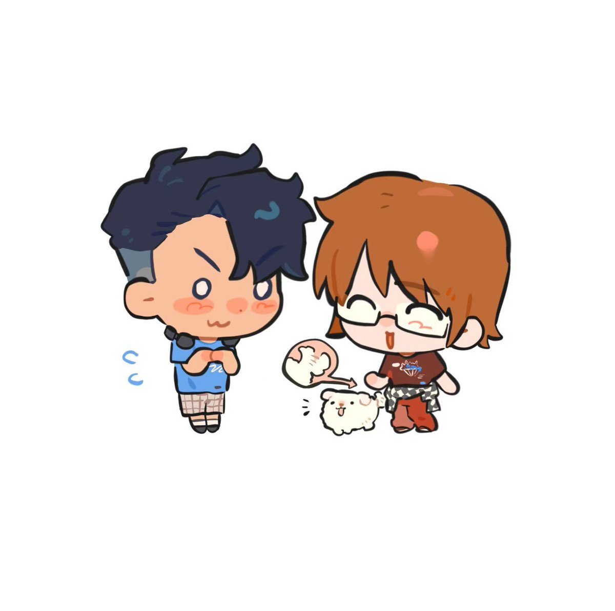 Kyankifry's tweet photo. 是代发哦！特别萌呀！🥺🥺🩷
#badboyhalofanart #SkeppyFanArt 
#badboyhalo #skeppy #skephalo 
#mcyt https://t.co/QzXz48AZiG