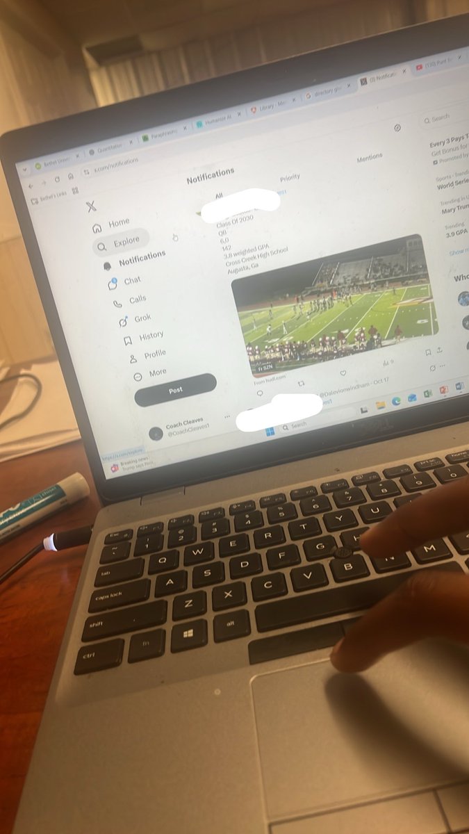 CoachCleaves1's tweet photo. Been watching film and evaluating guys, adding them to our recruiting board all morning, now is the perfect time to send in film and get evaluated for a chance of being on our radar! #CollegeFootball https://t.co/jrWNXSTL4m