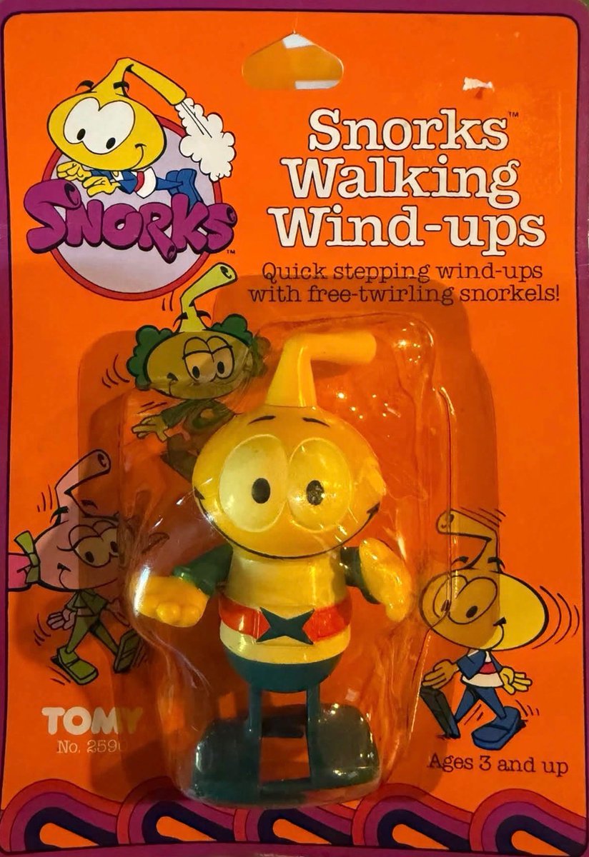 toys_retro's tweet photo. The Snorks Walking Wind-Ups! 🐠🌊 Remember these little wind-up toys from 1984? Which Snork was your favourite?

#Snorks #TheSnorks #Tomy #80sToys #VintageToys #RetroToys https://t.co/I34qcydzuN