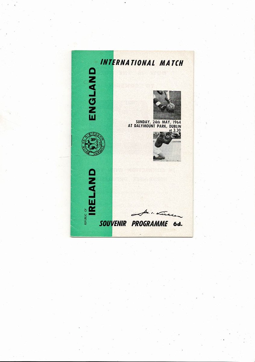 bobsprogrammes's tweet photo. 1964 Republic of Ireland v England Football Programme
£50 + Postage
Now available @ https://t.co/kBKnmsvJ7T
@irelandfootball @ireland_fans_ @eirefootball @fairelandwatch @England @EnglandFootball @3Lions_ @englandfansfc1 https://t.co/642Yt1lBXe