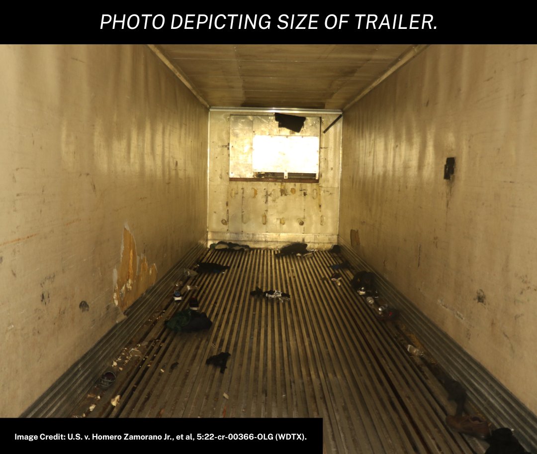 TheJusticeDept's tweet photo. 🚨 The Guatemalan national who was extradited to the United States has been SENTENCED to 30 years in prison for his involvement in the 2022 Mass casualty alien smuggling event in San Antonio, Texas.

"These smugglers value profits over people, and their disregard of the risks or dangerous conditions in which they carry out their schemes too often result in tragic consequences like in this case with 53 people dead. Under @POTUS Trump, @DOJCrimDiv and Joint Task Force Alpha (JTFA) will sustain maximum pressure on these dangerous criminals to hold them accountable for preventable tragedies and protect our borders.” -@AAGDuva 

Read more: https://t.co/icE7YuO3KU