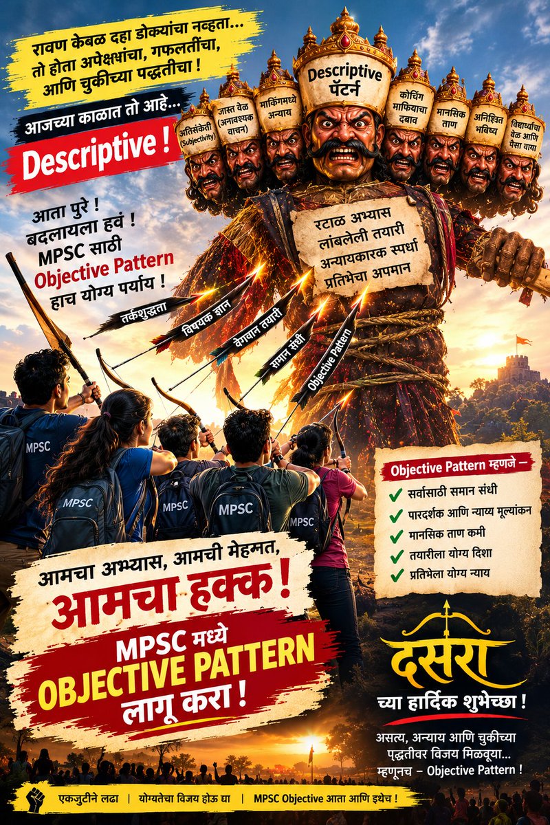 ravishintreveer's tweet photo. विजयादशमी आणि दसऱ्याच्या हार्दिक शुभेच्छा! 🚩
#Objective2027 https://t.co/91LfZczD4n