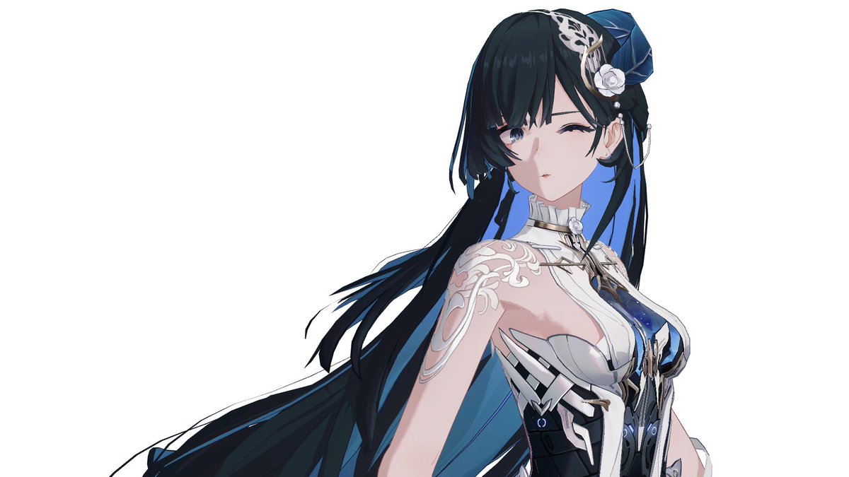 fariskander's tweet photo. this huaxu model viewer is really helpful for references, and at the same time you can tweak the shapekey node to change the expression you want. https://t.co/l9COac6fYo