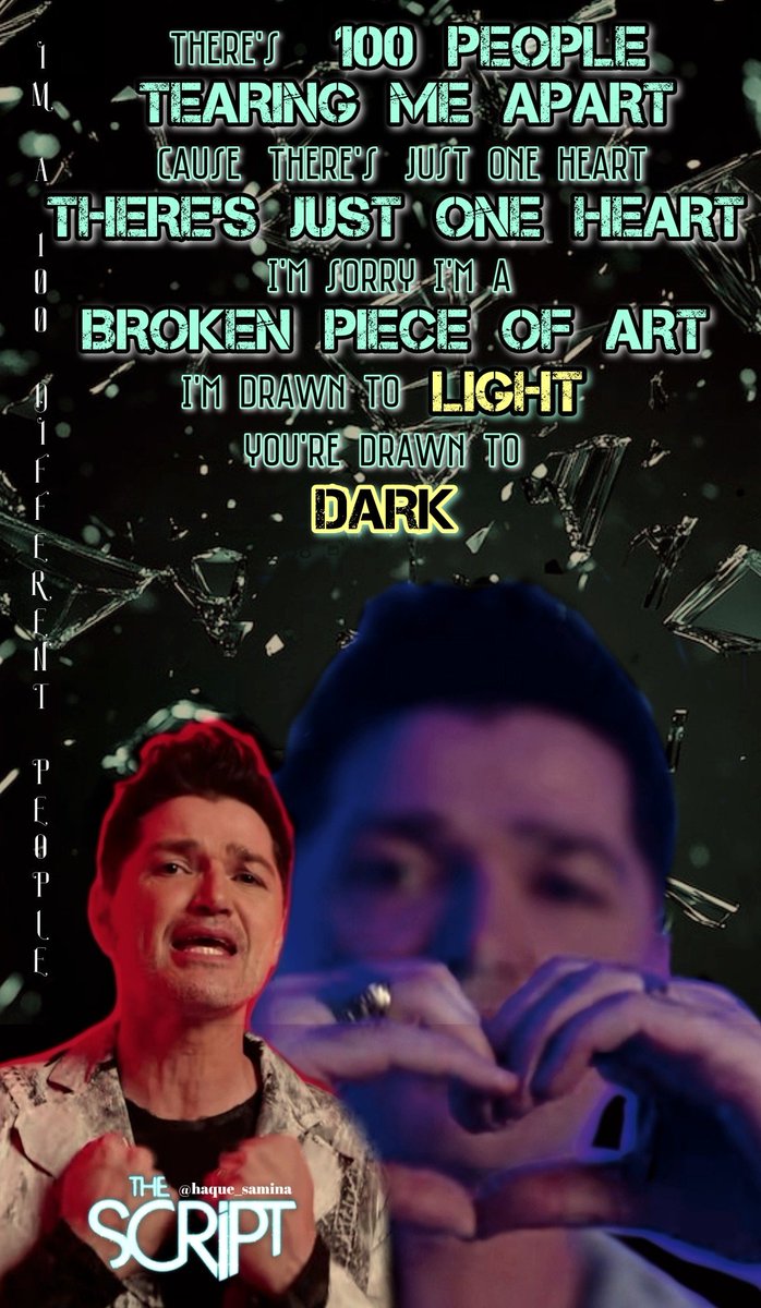 SamScript247365's tweet photo. Good afternoon #TheScriptFamily new edit for #ImA100DifferentPeople these lyrics give me goosebumps definitely a work of art! Big love @thescript 🩵🫶🩵🫶🩵🫶 https://t.co/2ZcM8XeKzm