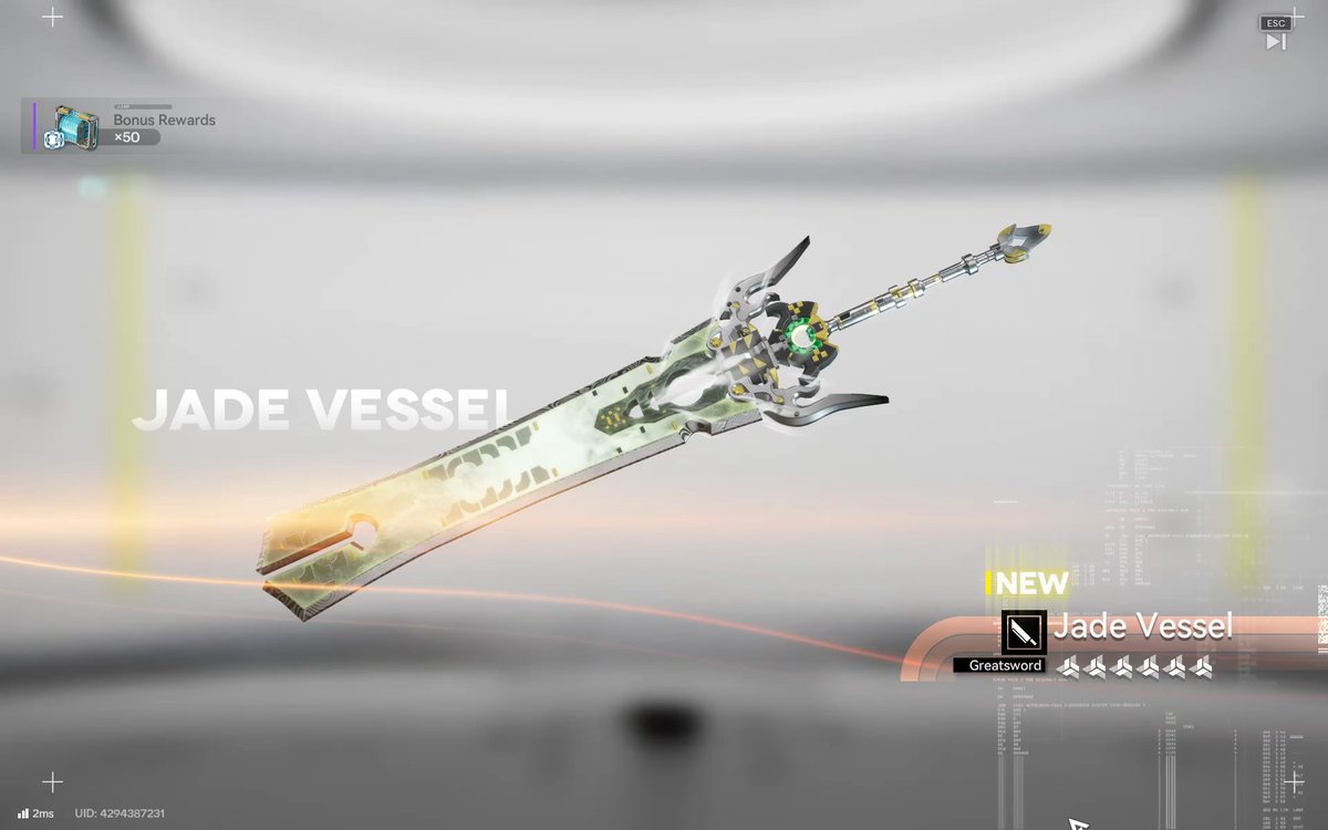Aigisaeon's tweet photo. Get Si and her sig weapon at 10 pulls

#SERIKAのエンドフィールド記録記念 https://t.co/59CgtQArTw