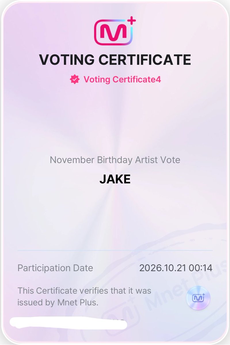 yourgurr's tweet photo. Oct-21 ‼️

I vote for #ENHYPEN on #2026MAMAVOTE and #JAKE for November Birthday https://t.co/GqjbwuN759