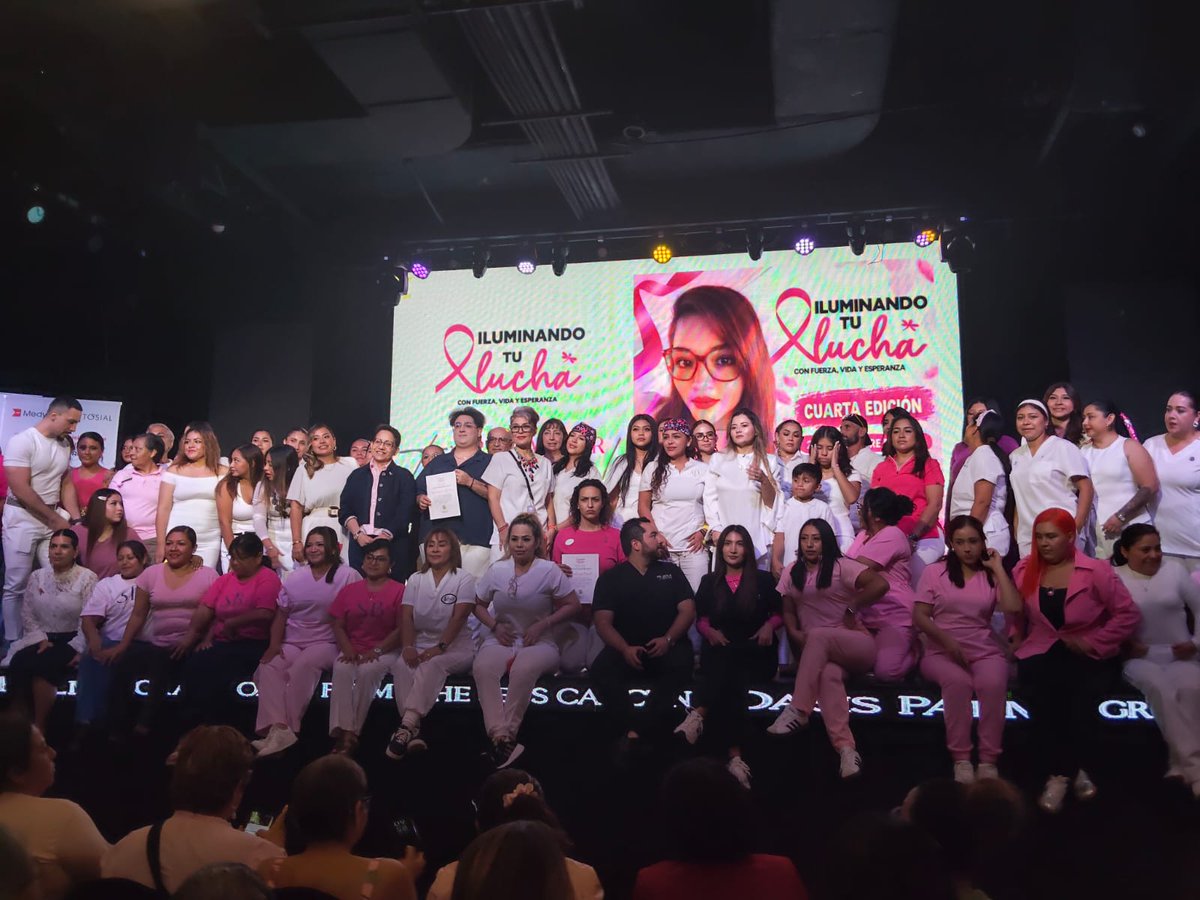 novedadesqroo's tweet photo. 🎀 En el hotel Oasis Palm de Cancún se realiza la jornada “Iluminando tu lucha”, en beneficio de mujeres que han enfrentado el cáncer de mama. Tatuadores participan en diversas acciones como parte de esta iniciativa.🗣️

📸: Miguel Sánchez https://t.co/1Fa9ygSVsX