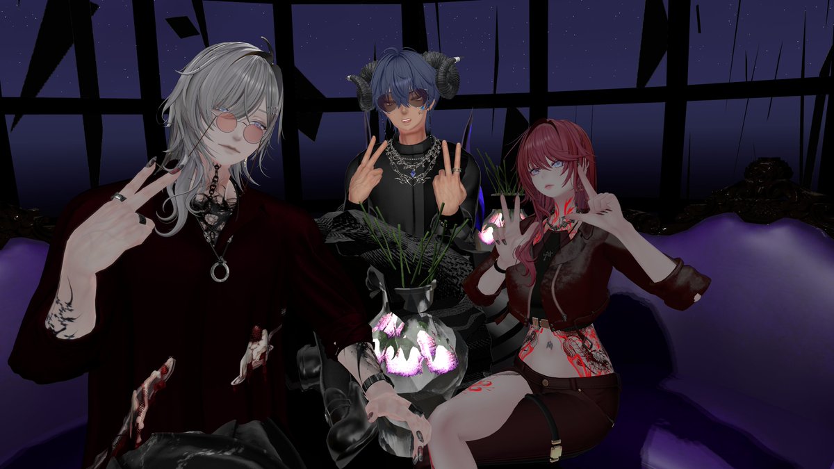 nyanko_no_tora's tweet photo. 魔族RP新イベント『VICTIMA』さんにご招待いただきロコモコと行ってきました！
ワールド、演出も凝っていて。キャストさんは個性的で素敵な方ばかりで楽しかったです！
…ロコモコが悪魔より悪魔らしいのはデフォルトですｗ
#VRC_VICTIMA #VRC接客イベント https://t.co/WHt5AeBbtS