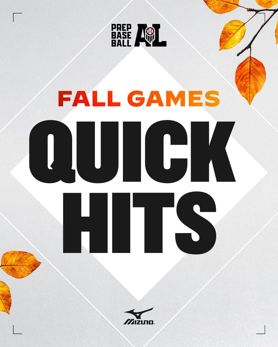 PrepBaseballAL's tweet photo. 𝐀𝐥𝐚𝐛𝐚𝐦𝐚 𝐅𝐚𝐥𝐥 𝐆𝐚𝐦𝐞𝐬: 𝐐𝐮𝐢𝐜𝐤 𝐇𝐢𝐭𝐬 📝

The 2026 Alabama Fall Games brought together a talented group of prospects from across the state for a full workout and live gameplay at Northridge HS.

Our staff breaks down 12 standouts from Sunday's event with scouting notes and takeaways. 👀

🔗: https://t.co/ipigxEKeCQ

#ALFG26 || @PrepBaseball