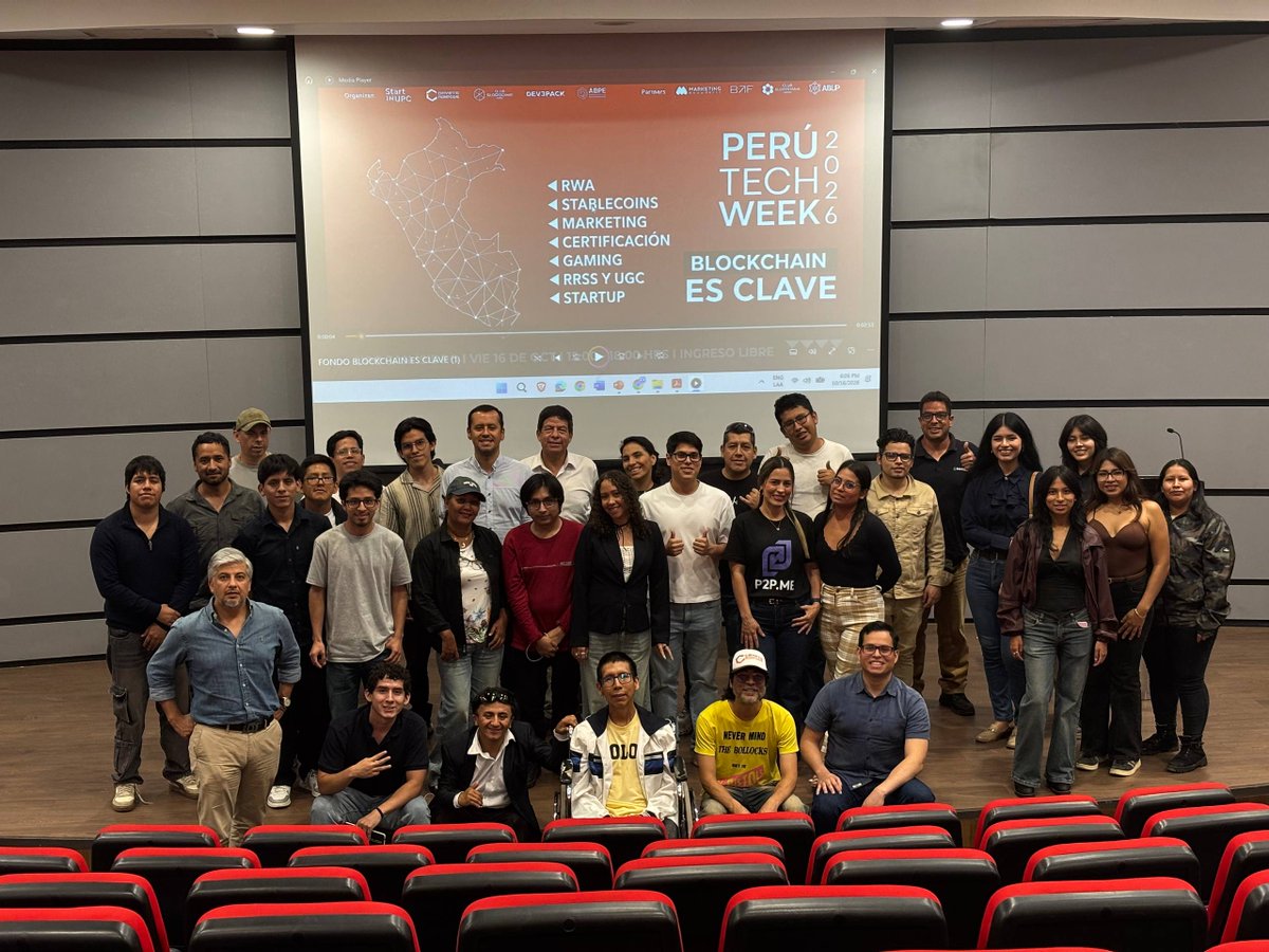 marketersweb3's tweet photo. 🚀 La semana pasada, nuestra founder @Valeskarzegarra  compartió su experiencia de marketing Web3 en la UPC, como parte de una semana dedicada a la tecnología blockchain.

Durante el encuentro, conversamos sobre estrategias de marketing, gestión de comunidades y la importancia de construir ecosistemas que impulsen la adopción de nuevas tecnologías.

Seguimos compartiendo conocimiento y construyendo espacios para impulsar el crecimiento del ecosistema Web3 en Latinoamérica 🌎.

Gracias @CryptomorfosisX por la invitación.