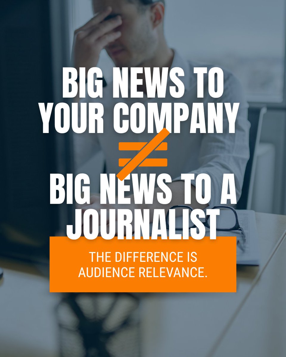 AxiaPR's tweet photo. Before pitching company news, ask: What makes this relevant to the outlet's audience?

Media relations is about finding the story within the news and giving journalists a reason to cover it.

Have company news worth sharing? 👉 https://t.co/2NBYN9BZeT https://t.co/j7mlkqJbIy
