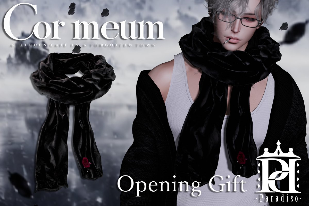 Cain_Paradiso's tweet photo. 今週末のCor meumオープニングにむけてギフトを制作しました！
なんかマフラーみたいなやつですｗ
ノンリグです…。ノンリグ…。
#SecondLife https://t.co/szF3LHhfov