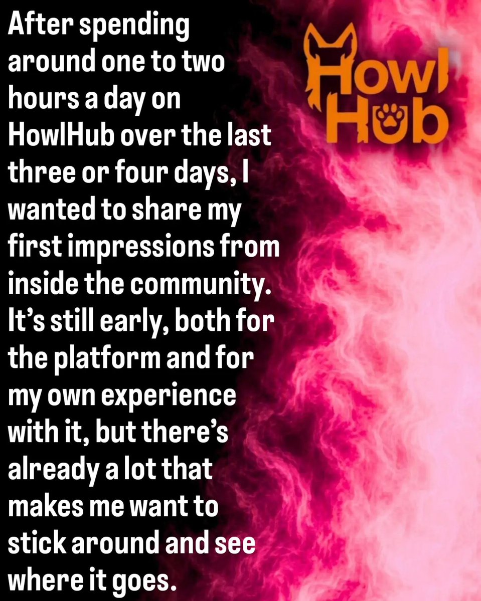 pup_akuma's tweet photo. A few days in, a few Woofs exchanged &amp; an event created.. time to share my first impressions of @HowlHubapp 🐶🐾

Swipe through for my honest take on what I’m enjoying so far &amp; why I’m excited to watch this little corner of our community grow 🩷💕

👉🏼 https://t.co/3DBuIV8uqZ https://t.co/We1FOv0Oyn
