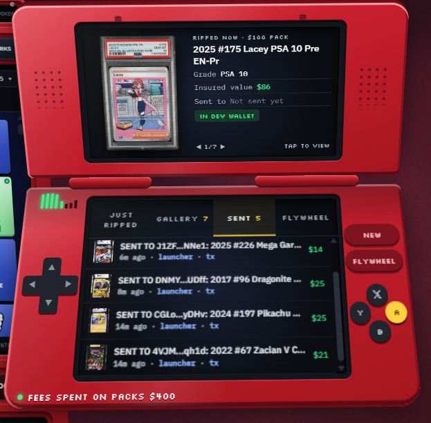 Pokepad_sol's tweet photo. Site is up and working again, holders that launch are getting cards https://t.co/4oRDIKhyT9