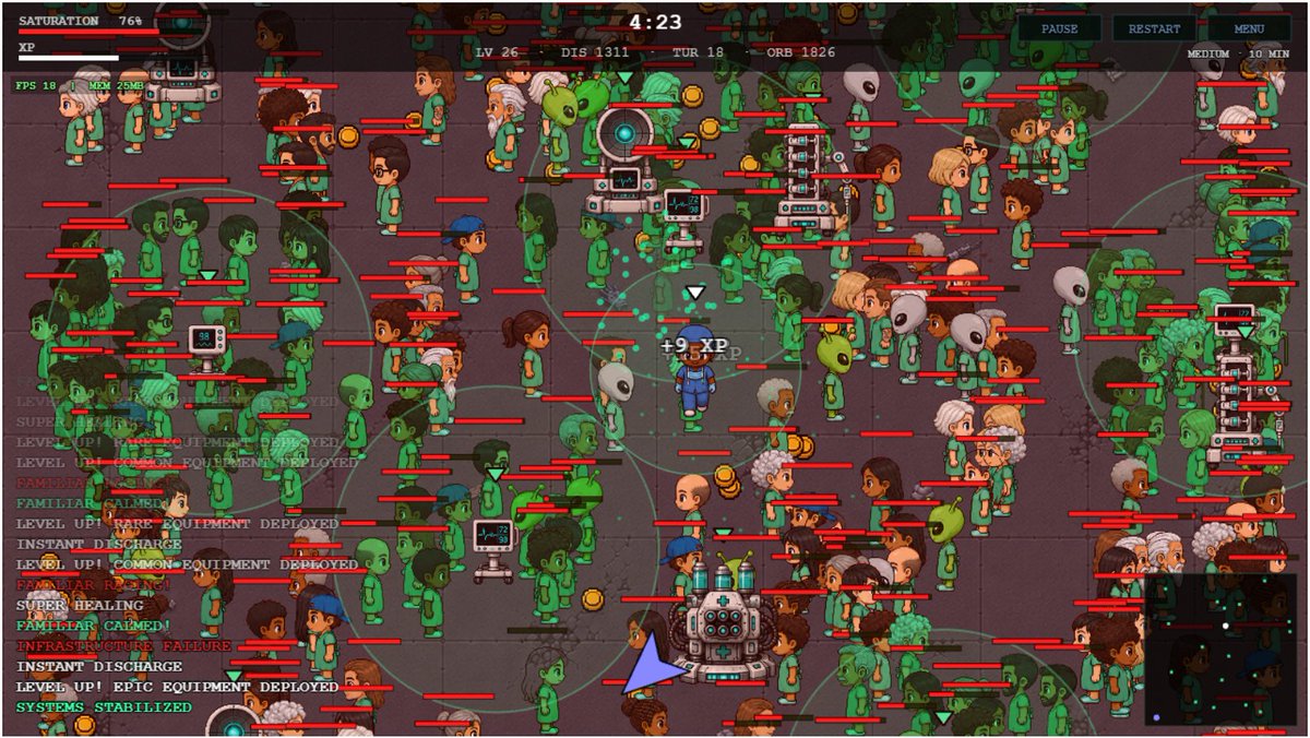 BiEsEl_Games's tweet photo. This is what the very first version of Critical Ward looked like, over a year ago!

Not too shabby, huh?

#indiedev #IndieGameDevs https://t.co/7x5STmVIWM