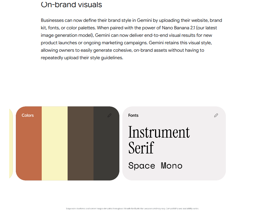 glenngabe's tweet photo. On-brand visuals, real-time financial insights, and more -> New Gemini tools for small business owners

"We’re introducing a new business landing page designed to help small business owners streamline their daily tasks. From this central hub, they can build their brand, analyze finances, understand customer insights, and more."
https://t.co/u3Y6f7x9Wj