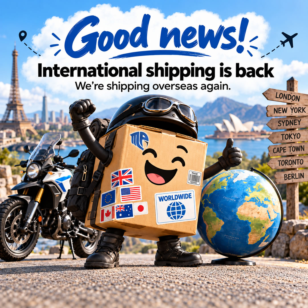 MotorcycleMP's tweet photo. 🌍✈️ GOOD NEWS, WE'RE SHIPPING INTERNATIONALLY AGAIN! 🏍️📦
Normal service has resumed, the parcels have their passports ready, and we're back in business! 

🌐 https://t.co/Y438ceyJL3

#MotorcycleProducts #InternationalShipping #MotorcycleParts #BikersWorldwide https://t.co/uQarUIBili