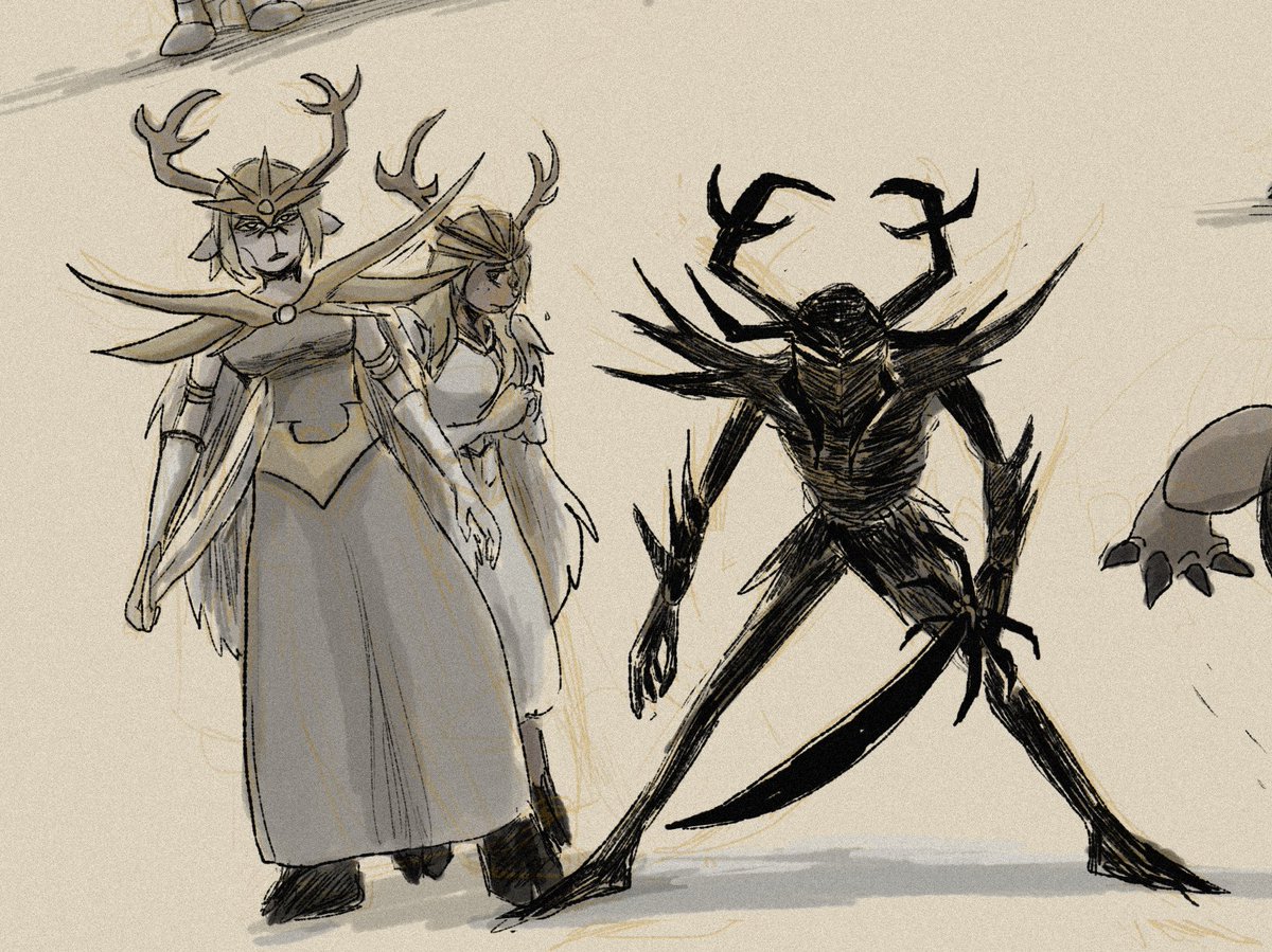 Chameishida's tweet photo. #Deltarune Been playing a lot of httyd game using deltarune avatars lately. Incoherent doodles ensue https://t.co/9RiobGNt3L
