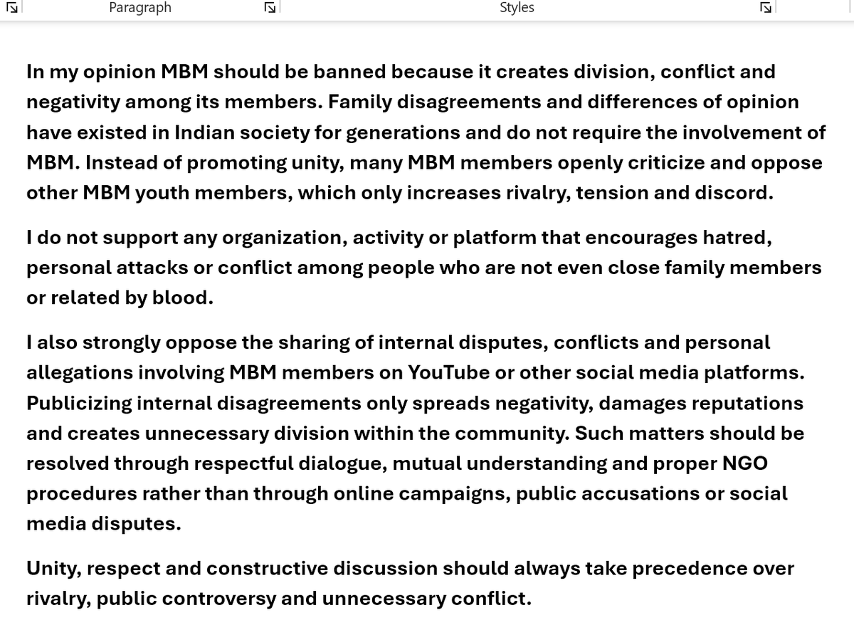 ankitsimlote's tweet photo. https://t.co/WVhh0CjMs6
Concern Regarding Internal MBM Conflicts and YouTube Content
@YouTubeIndia @YouTube @ngo_team @MSJEGOI @socialpwds @ishnews_tv @MBMVadodara #DeafCommunity #SupportDeafCommunity #NoYouTubeConflict #CommunityUnity #RespectAndHarmony #BanMBM #StopMBMDisputes https://t.co/7LthFzJohl