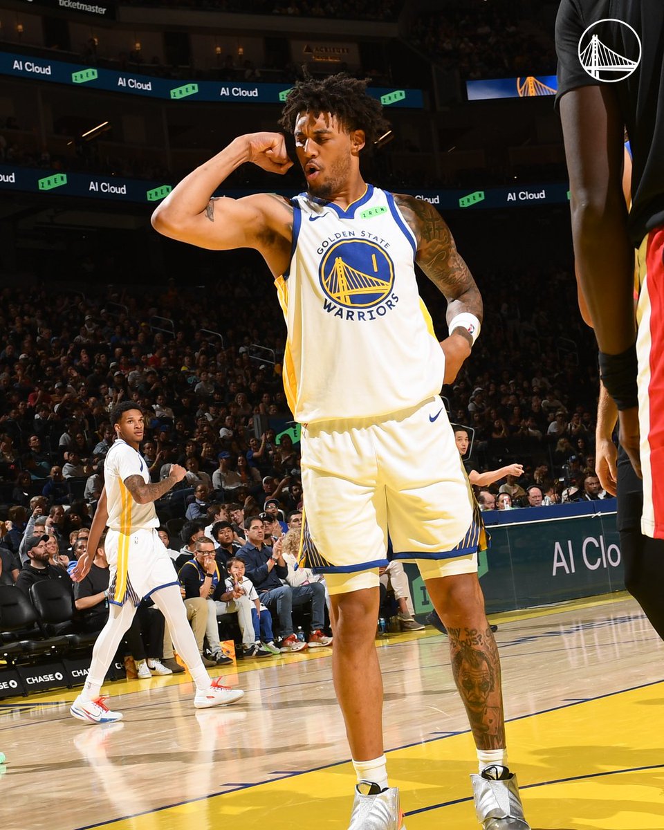 warriors's tweet photo. That’s a wrap on preseason.

We’re back Wednesday for our season opener, #DubNation https://t.co/12qShBgEso